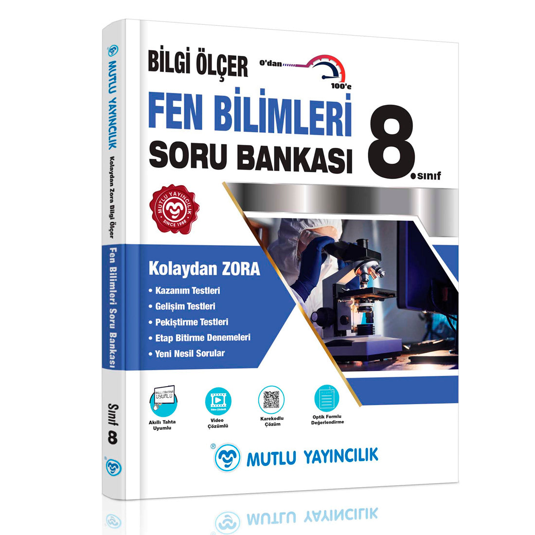 Mutlu Yayınları 8.Sınıf Bilgi Ölçer Fen Bilimleri Soru Bankası