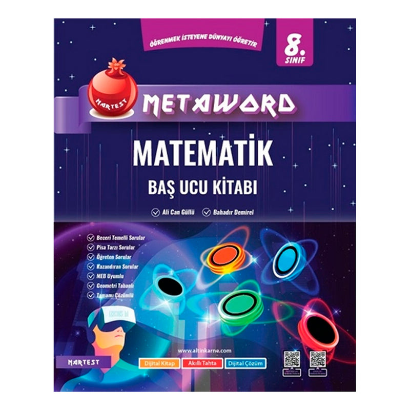 Nartest Yayınları 8. Sınıf Metaword Matematik Baş Ucu Kitabı