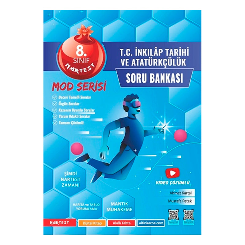 Nartest Yayınları 8. Sınıf Mod T. C. İnkılap Tarihi Ve Atatürkçülük Soru Bankası