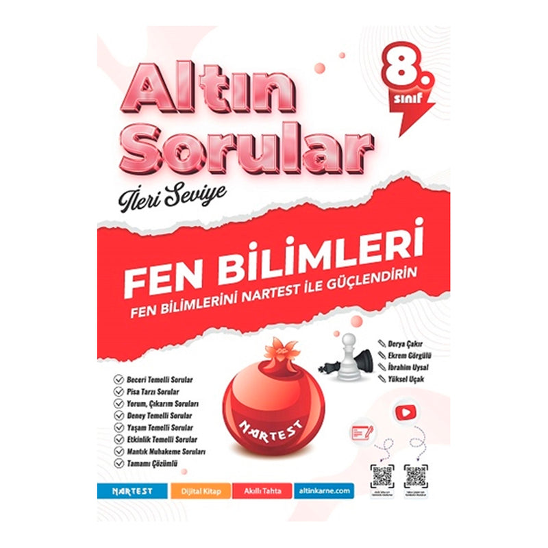 Nartest Yayınları Power-Up 8. Sınıf Fen Bilimleri Soru Bankası
