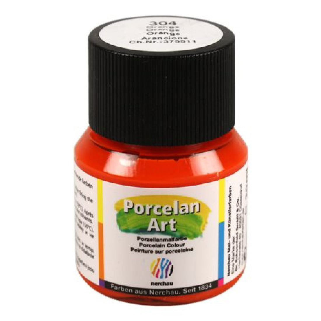 Nerchau Orange 20 ml Porselen Boyası - Sanatsal Hobi ve Dekorasyon Boyası