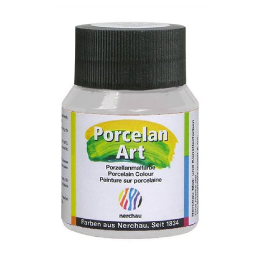 Nerchau White 20 ml Porselen Boyası - Hobi ve Sanatsal Seramik Boyası