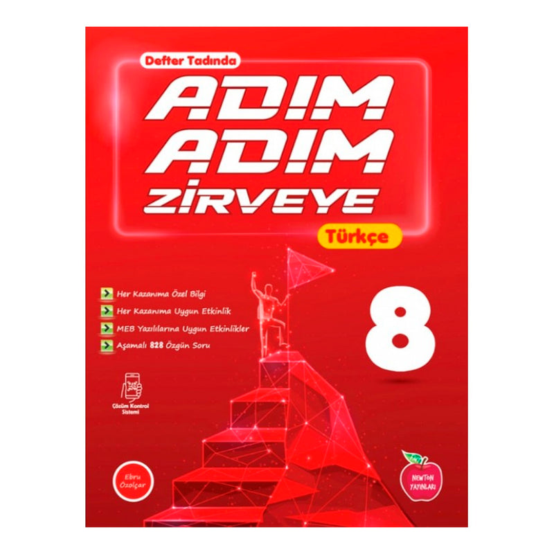 Newton Yayınları 8. Sınıf Türkçe Adım Adım Zirveye Soru Bankası
