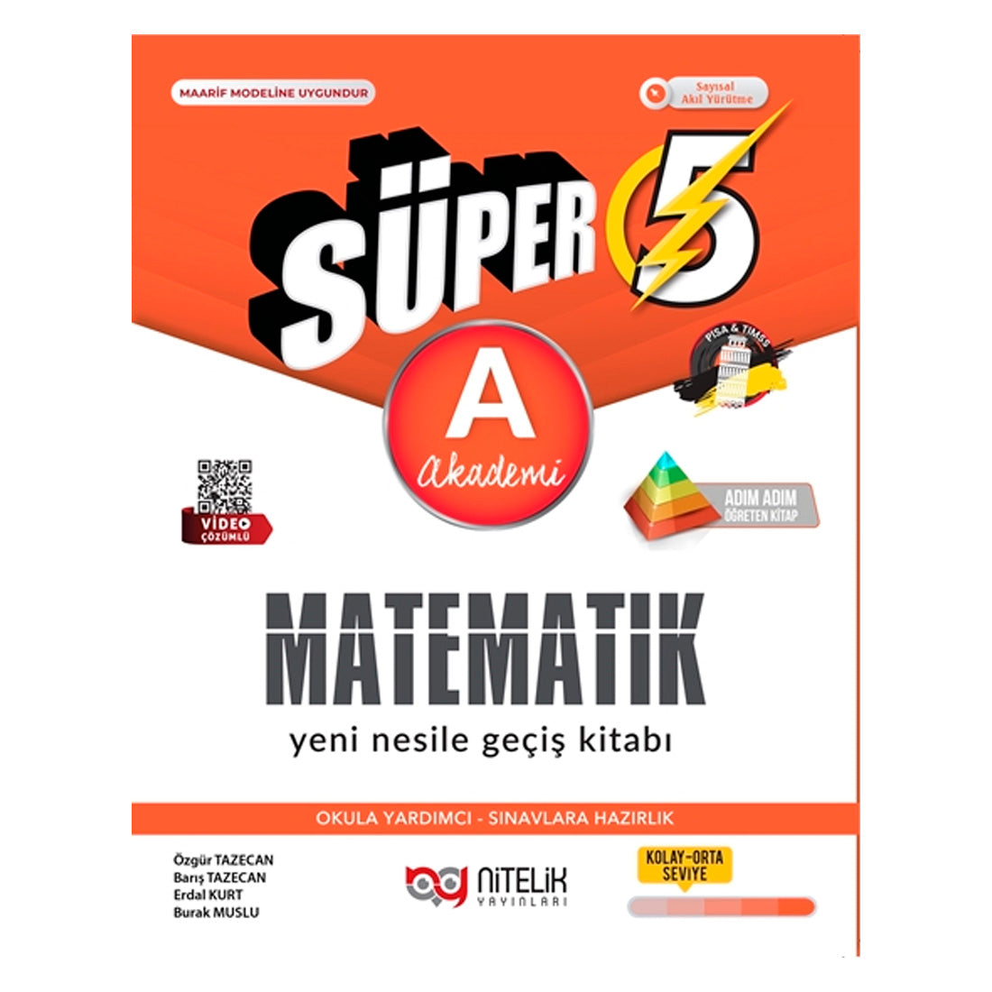 Nitelik Yayınları 5. Sınıf Süper Matematik A Yeni Nesile Geçiş Kitabı