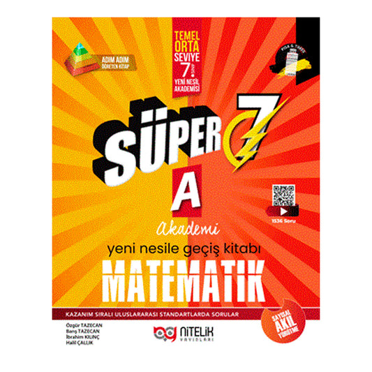 Nitelik Yayınları 7. Sınıf (A) Süper Matematik Soru Kitabı