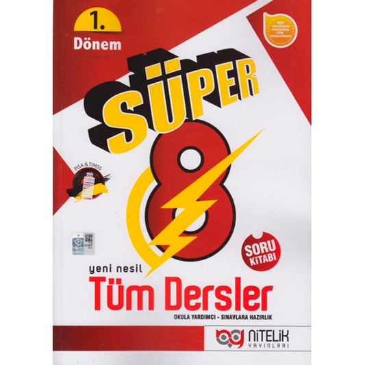 Nitelik Yayınları 8. Sınıf 1. Dönem Tüm Dersler Soru Kitabı