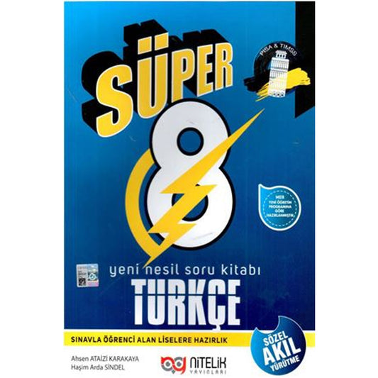 Nitelik Yayınları 8. Sınıf Türkçe Süper Yeni Nesil Soru Kitabı