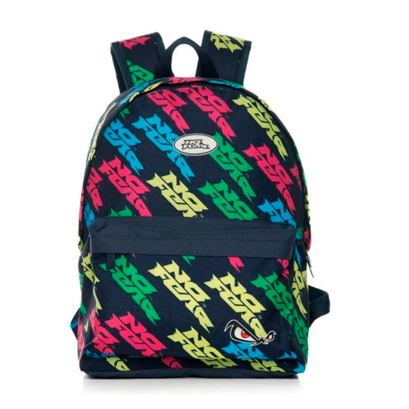 No Fear Çok Renkli Desenli Sırt Çantası No:3 OVER-03517