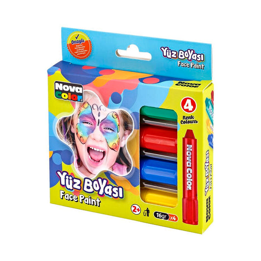 Nova Color 4'lü Yüz Boyası NC-211