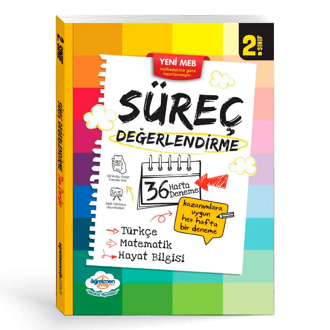 Öğretmen Evde Yayınları 2. Sınıf Süreç Değerlendirme Kitabı