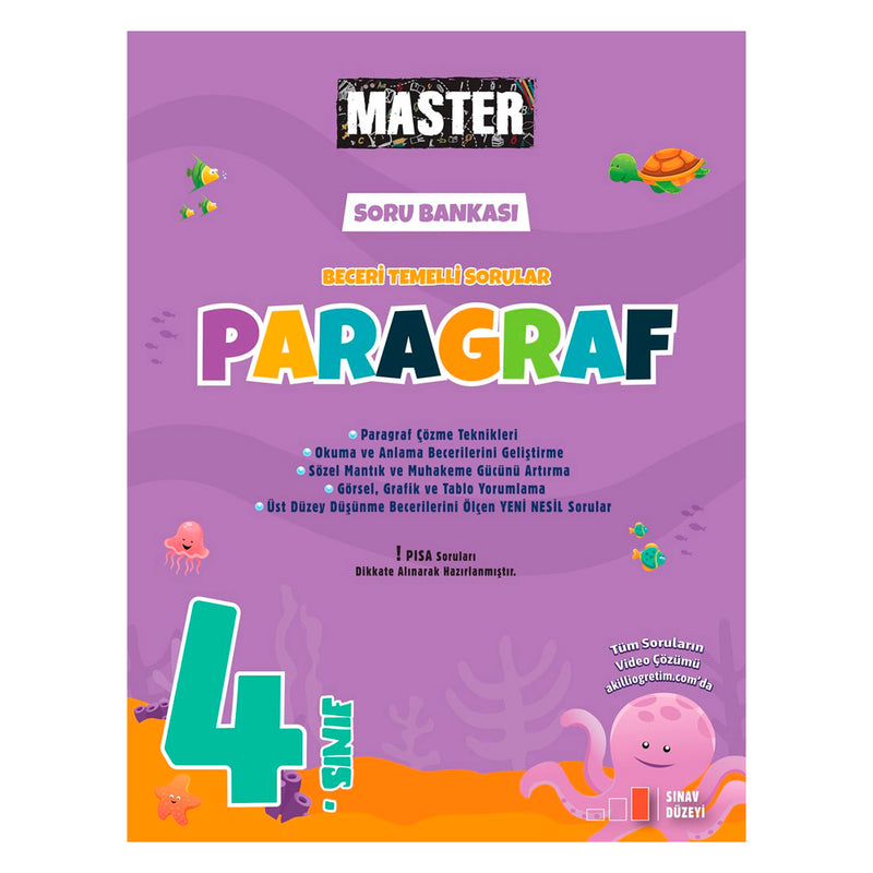 Okyanus Yayınları 4. Sınıf Master Paragraf Soru Bankası