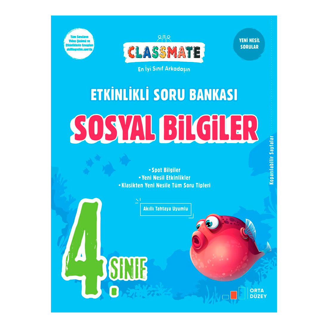 Okyanus Yayınları 4. Sınıf Sosyal Bilgiler Classmate Etkinlikli Soru Bankası