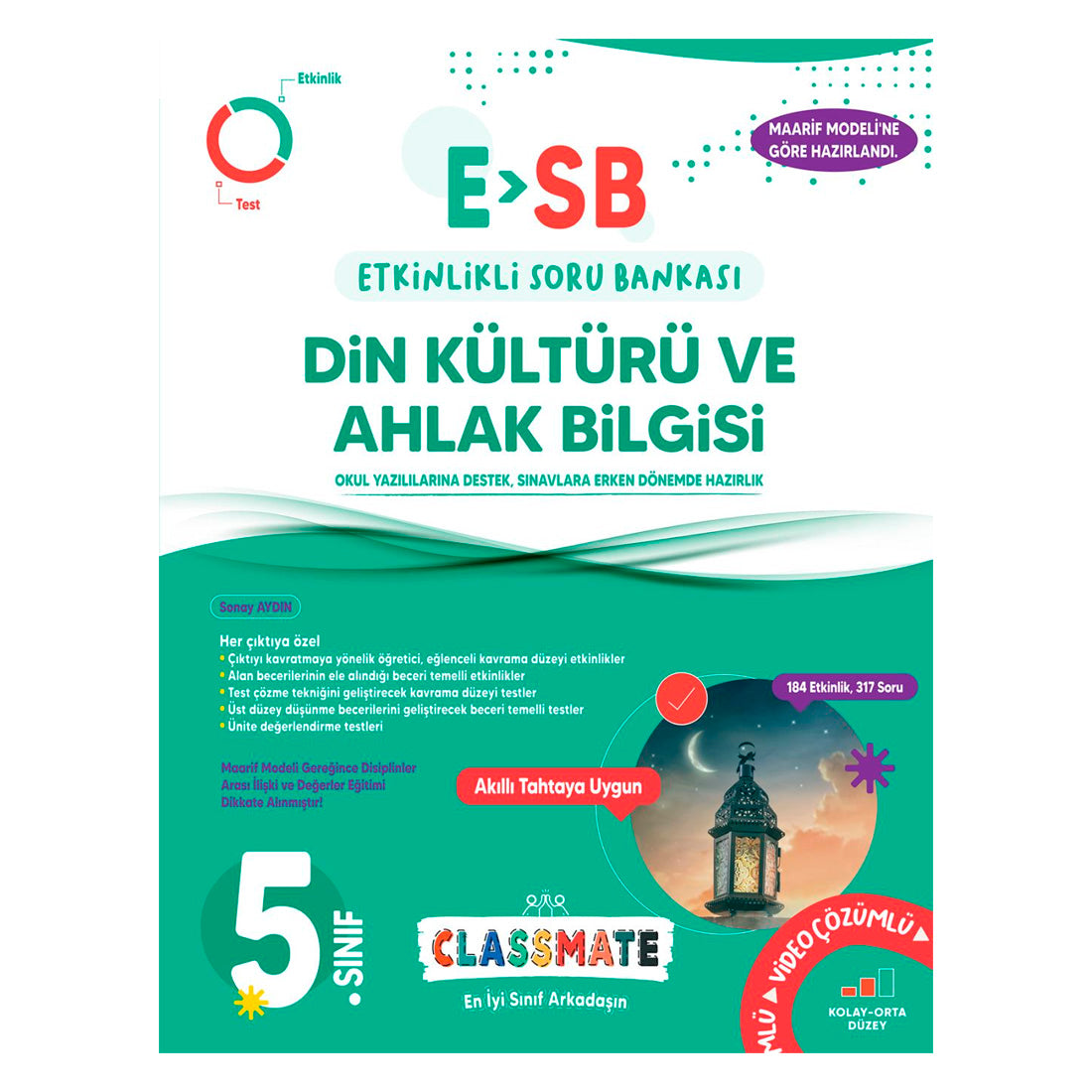 Okyanus Yayınları 5. Sınıf Classmate Din Kültürü Ve Ahlak Bilgisi Etkinlikli Soru Bankası