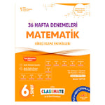 Okyanus Yayınları 6. Sınıf Classmate Matematik 36 Hafta Denemeleri