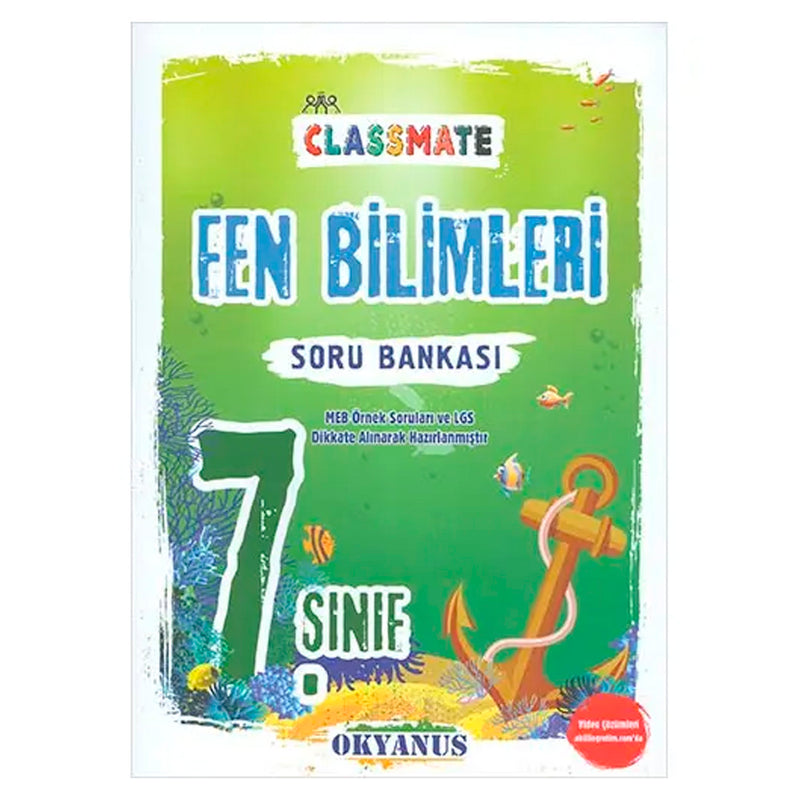 Okyanus Yayınları 7. Sınıf Classmate Fen Bilimleri Soru Bankası