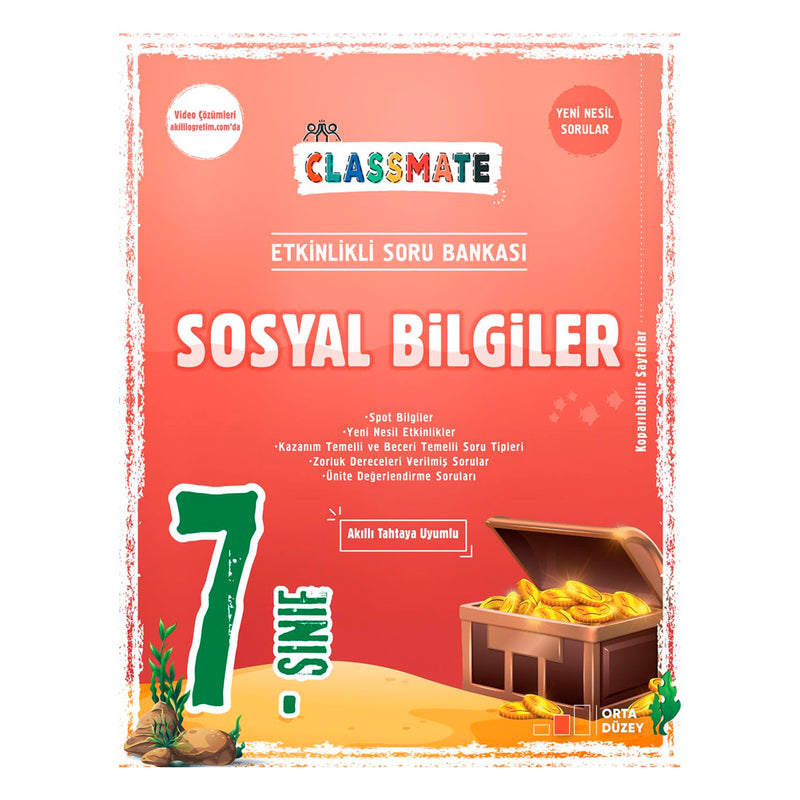 Okyanus Yayınları 7. Sınıf Classmate Sosyal Bilgiler Soru Bankası