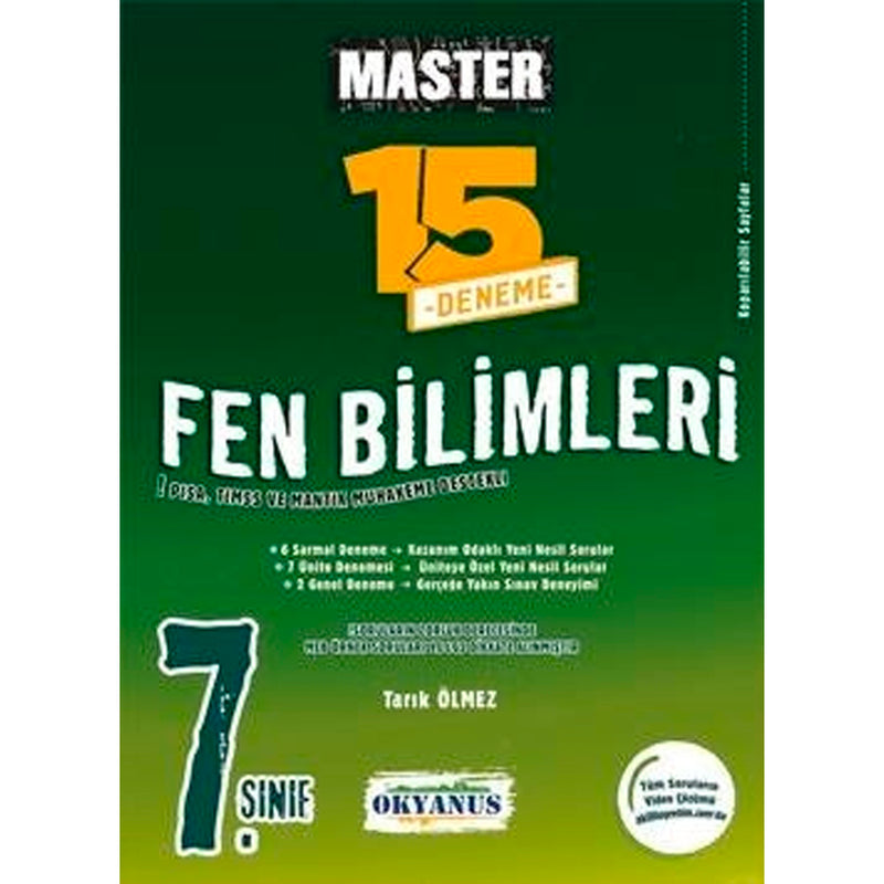 Okyanus Yayınları 7. Sınıf Fen Bilimleri 15 Master Denemesi