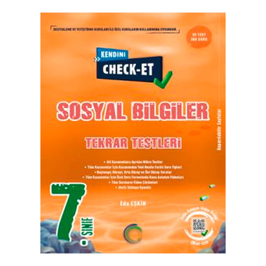 Okyanus Yayınları 7. Sınıf Kendini Check Et Sosyal Bilgiler Soru Bankası