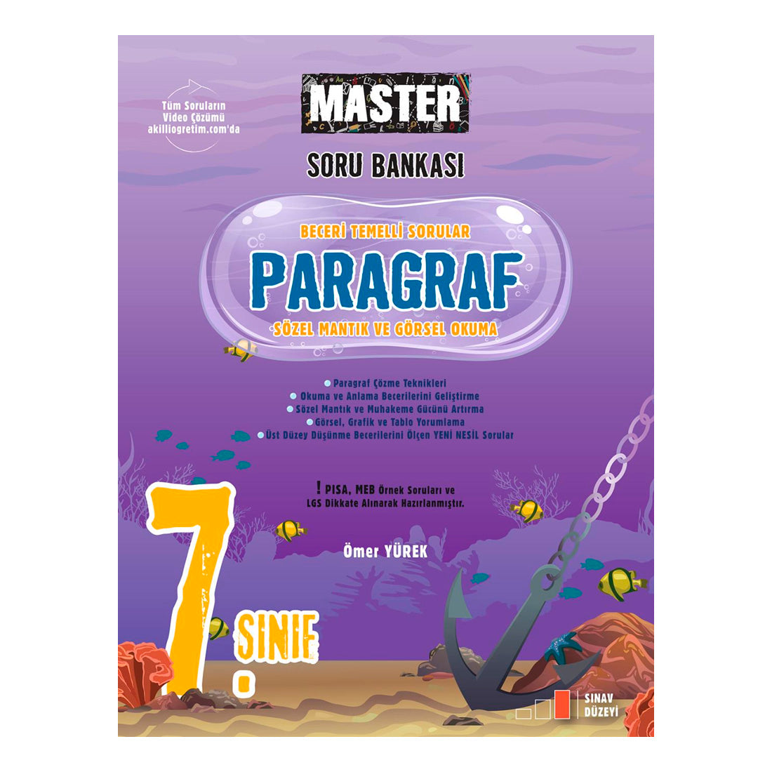 Okyanus Yayınları 7. Sınıf Paragraf Sözel Mantık ve Görsel Okuma Master Soru Bankası