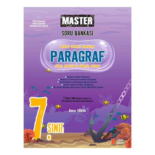 Okyanus Yayınları 7. Sınıf Paragraf Sözel Mantık ve Görsel Okuma Master Soru Bankası