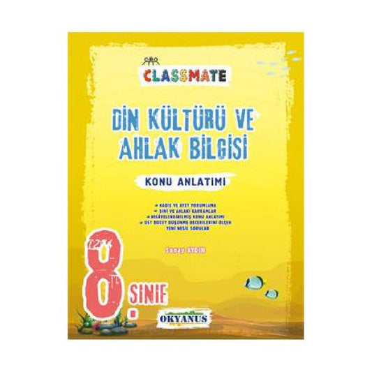 Okyanus Yayınları 8. Sınıf Classmate Din Kültürü ve Ahlak Bilgisi Konu Anlatımlı 2020-2021