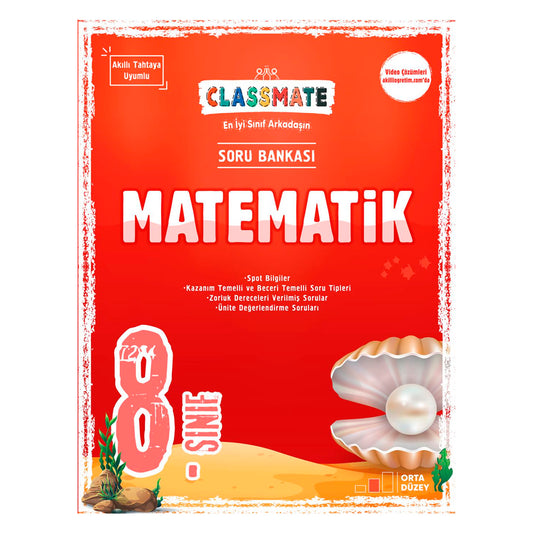 Okyanus Yayınları 8. Sınıf Classmate Matematik Soru Bankası