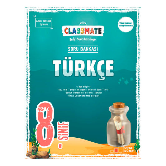 Okyanus Yayınları 8. Sınıf Classmate Türkçe Soru Bankası