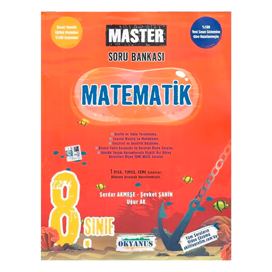 Okyanus Yayınları 8. Sınıf Matematik Master Soru Bankası