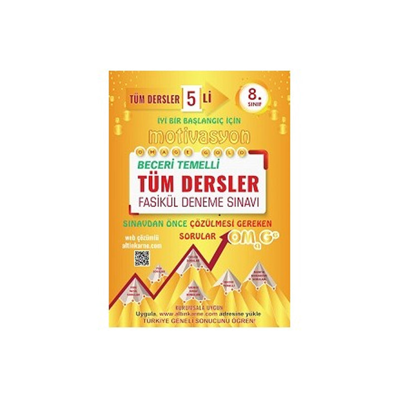 Omage Yayınları 8. Sınıf Omage Motivasyon Tüm Dersler 5'li Fasikül