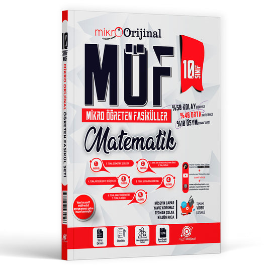 Orijinal Yayınları 10.Sınıf Mikro Matematik  MÖF Set