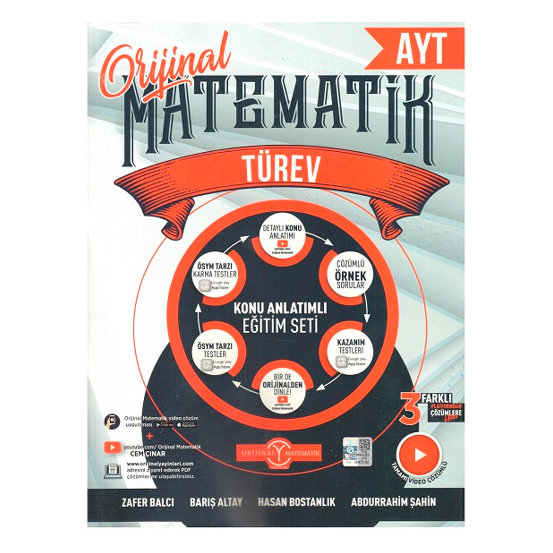 Orijinal Yayınları AYT Matematik Türev Konu Anlatımlı