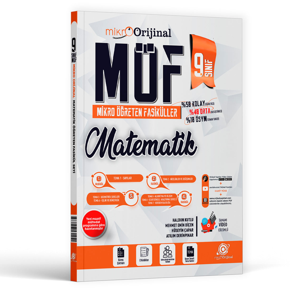 Orijinal Yayınları Mikro 9. Sınıf Matematik MÖF Mikro Öğreten Fasiküller