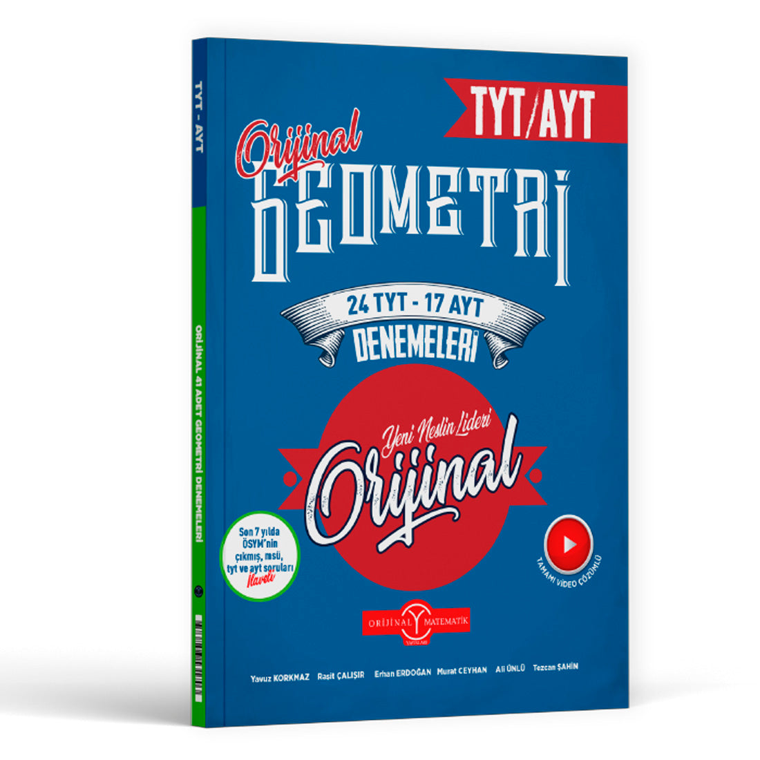 Orijinal Yayınları TYT AYT Geometri 24 TYT 17 AYT Deneme