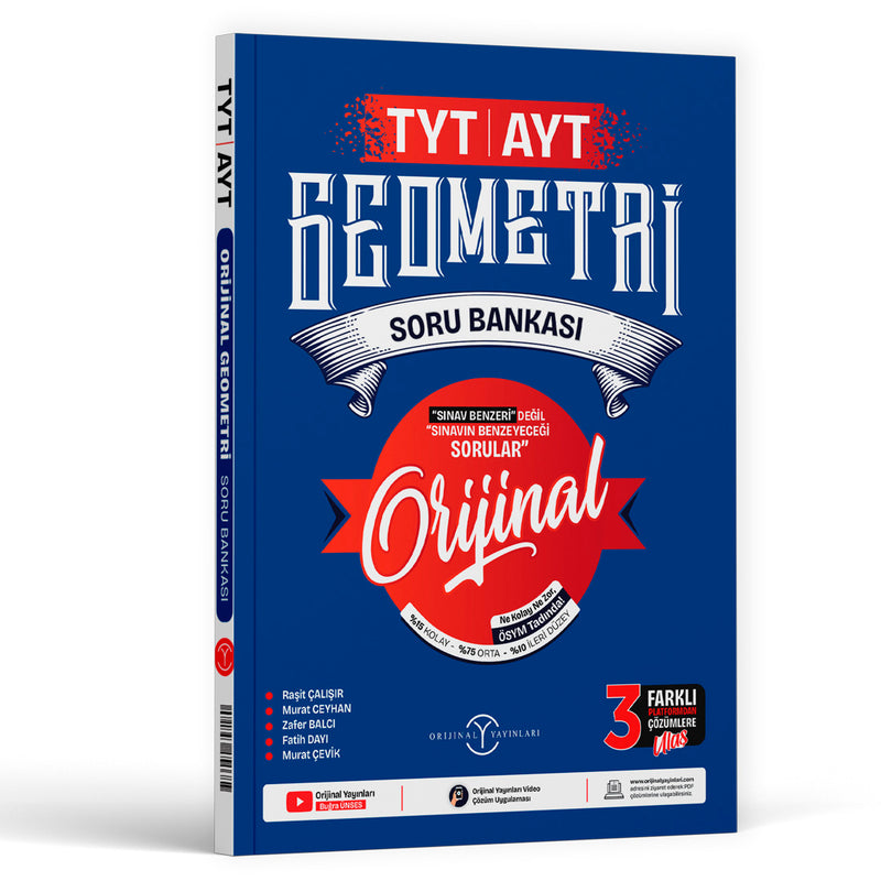 Orijinal Yayınları TYT AYT Geometri Soru Bankası