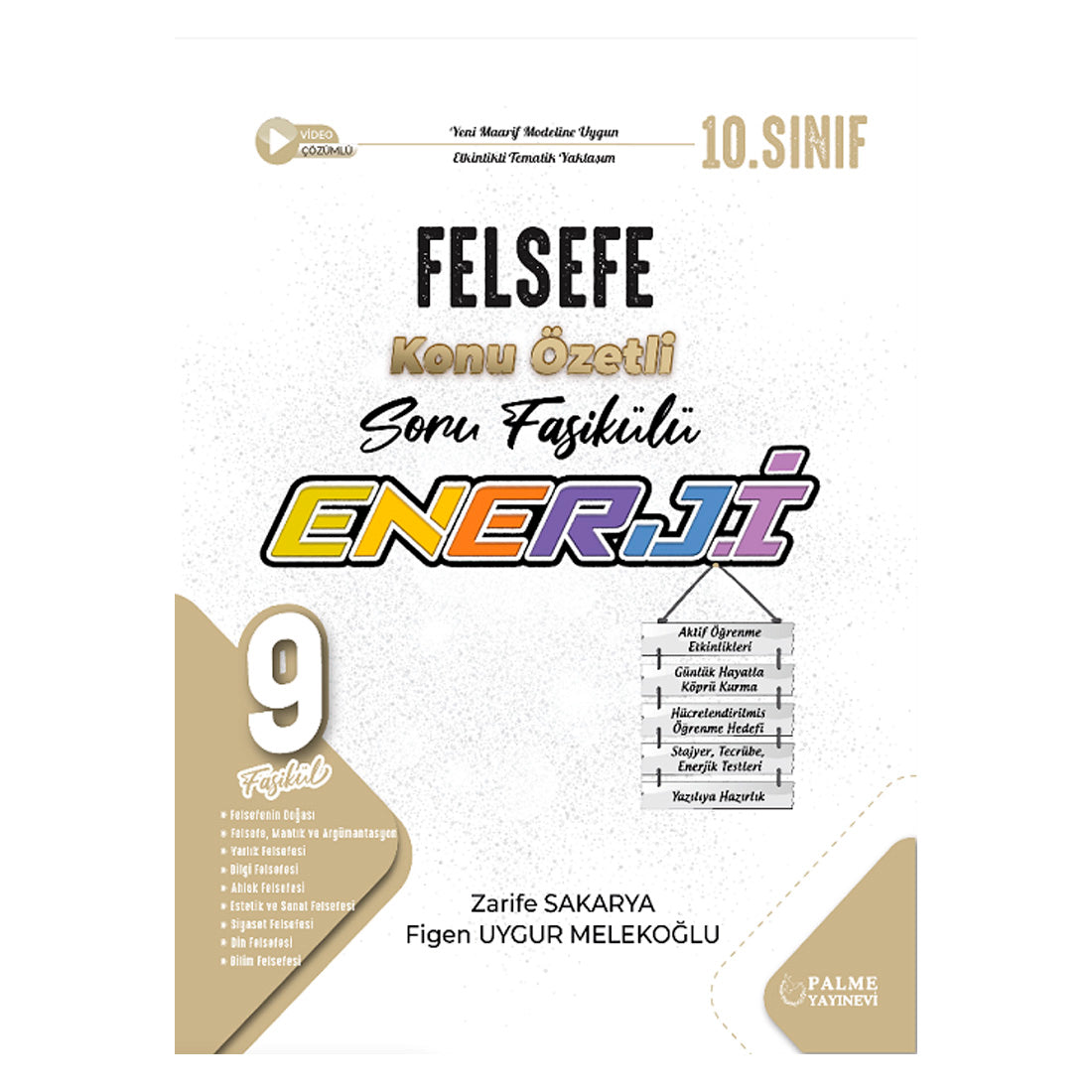 Palme Yayınları 10. Sınıf Enerji Felsefe Konu Özetli Soru Fasikülleri