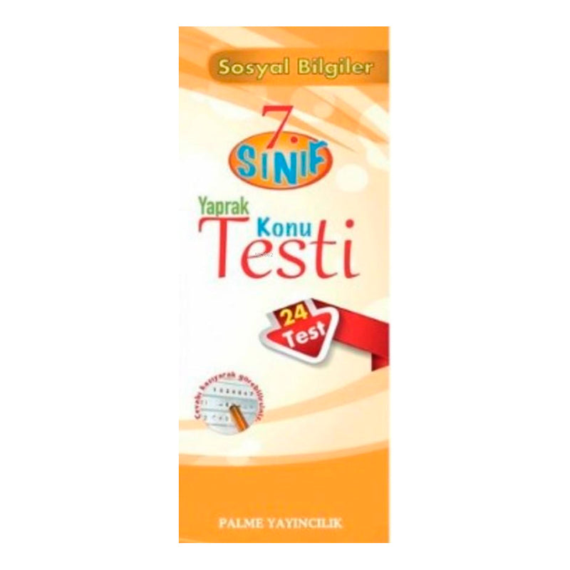 Palme Yayınları 7.Sınıf Sosyal Bilgiler Yaprak Testi