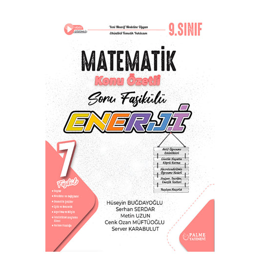 Palme Yayınları 9. Sınıf Enerji Matematik Soru Fasikülleri