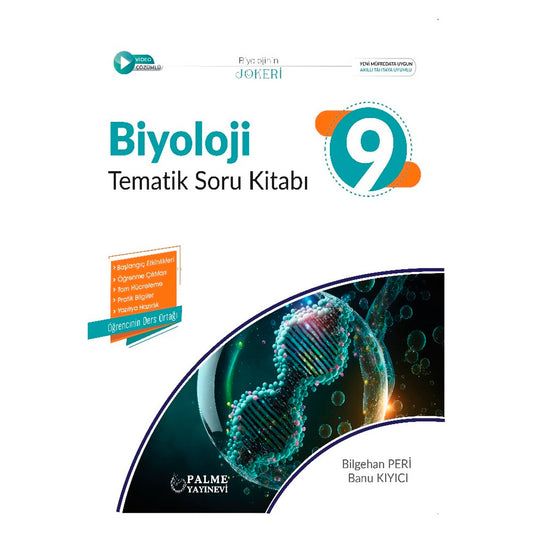 Palme Yayınları 9.Sınıf Joker Biyoloji Tematik Soru Bankası