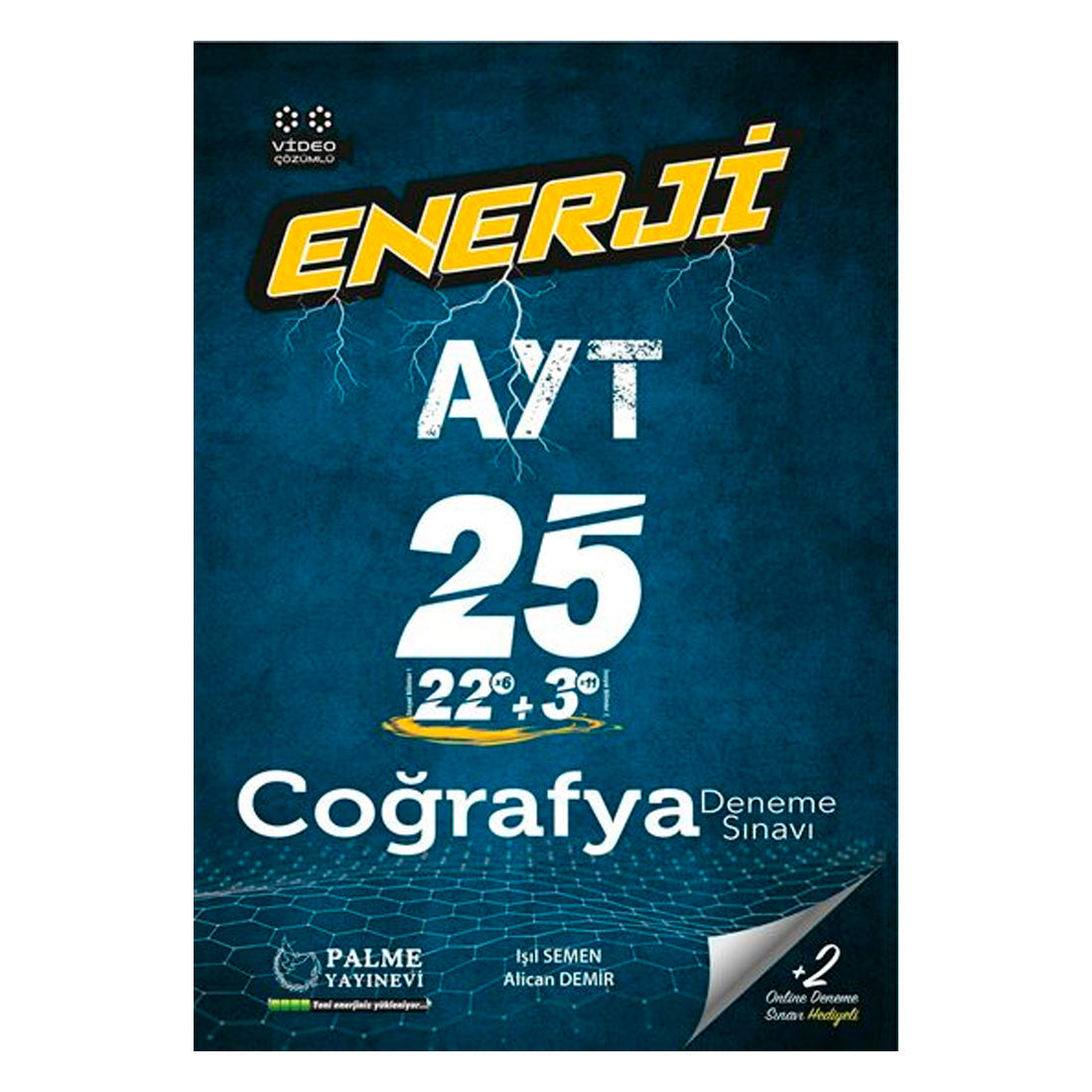 Palme Yayınları AYT 25'li  Coğrafya Enerji Deneme