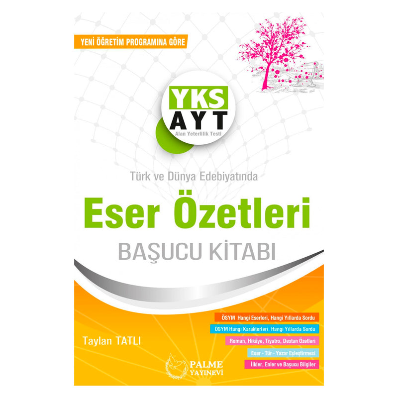 Palme Yayınları AYT Türk ve Dünya Edebiyatında Eser Özetleri