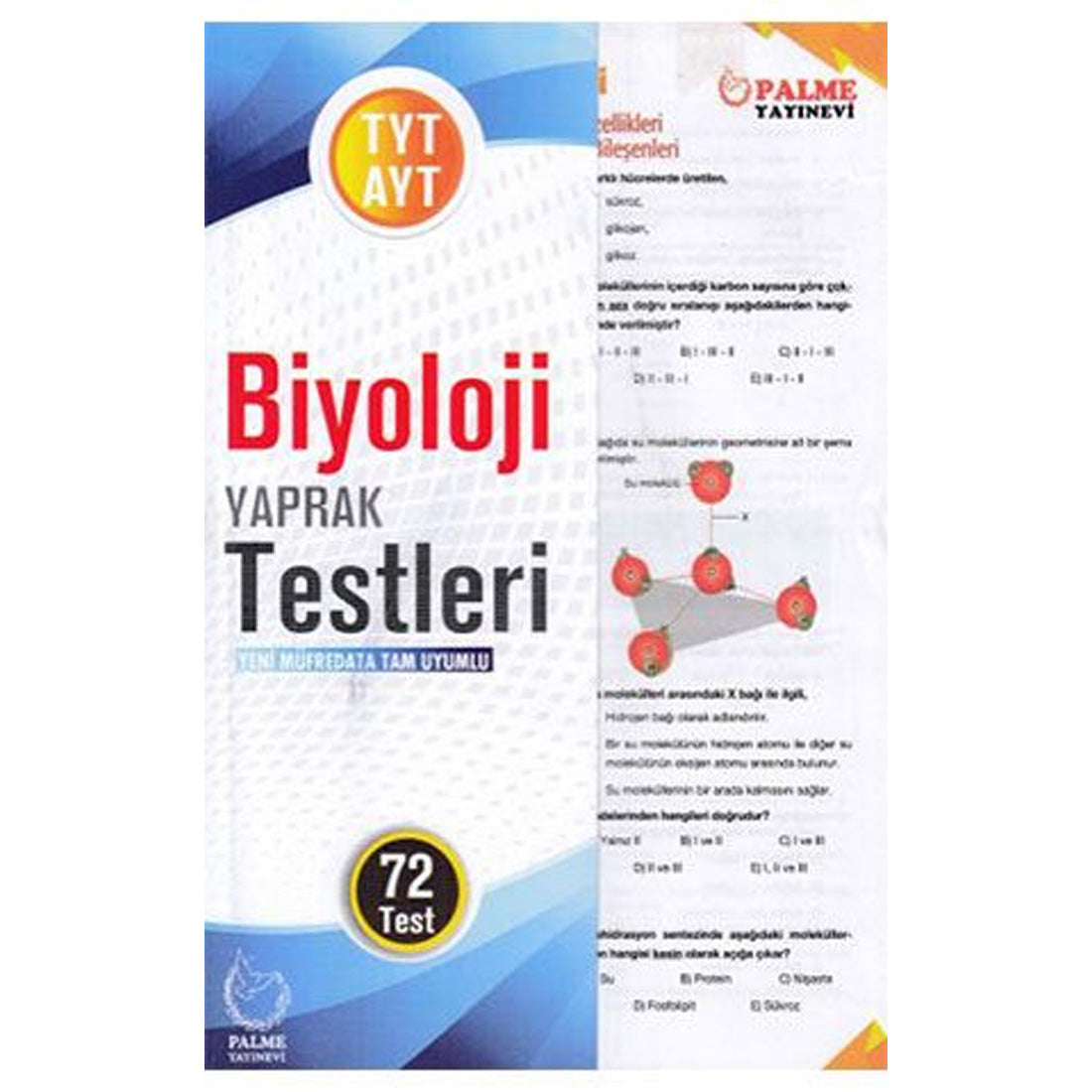 Palme Yayınları TYT AYT Biyoloji Yaprak Test