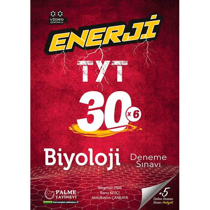 Palme Yayınları TYT Enerji Biyoloji 30 Deneme
