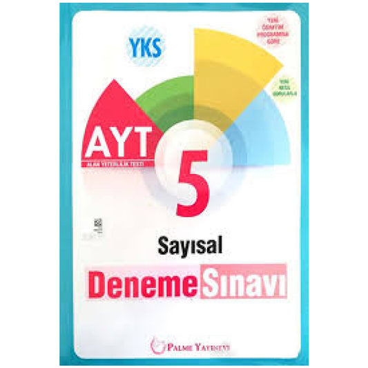 Palme Yayınları YKS AYT Sayısal 5 Deneme Sınavı