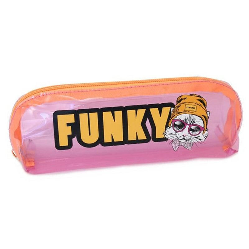 Pape Şeffaf Funky Kız Çocuk Kalemkutu