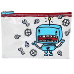 Pape Şeffaf Robot Çocuk Kalem Kutusu