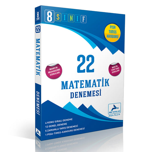 Paraf Yayınları 8. Sınıf Matematik 22 Denemesi