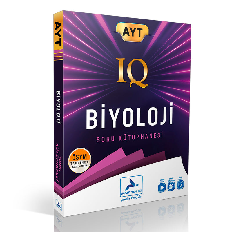 Paraf Yayınları AYT IQ Biyoloji Soru Kütüphanesi