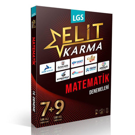 Paraf Yayınları Elit Karma 8. Sınıf Matematik 16 Branş Denemesi