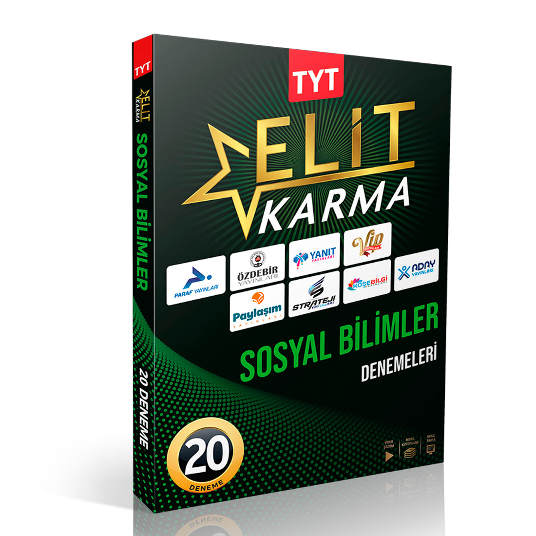 Paraf Yayınları Elit Karma TYT Sosyal Bilimler 20 Branş Deneme