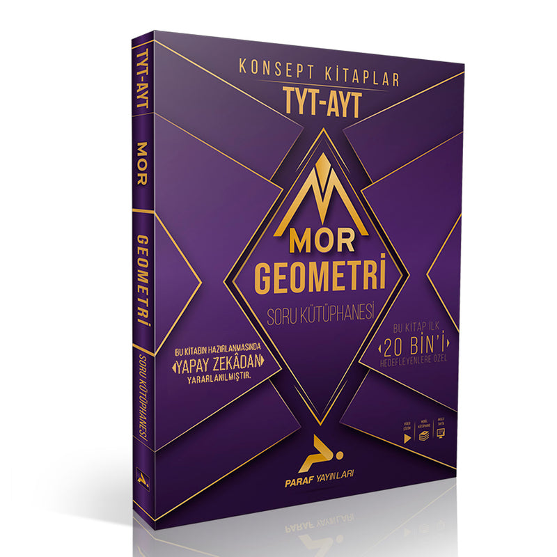 Paraf Yayınları TYT AYT Mor Geometri Soru Kütüphanesi